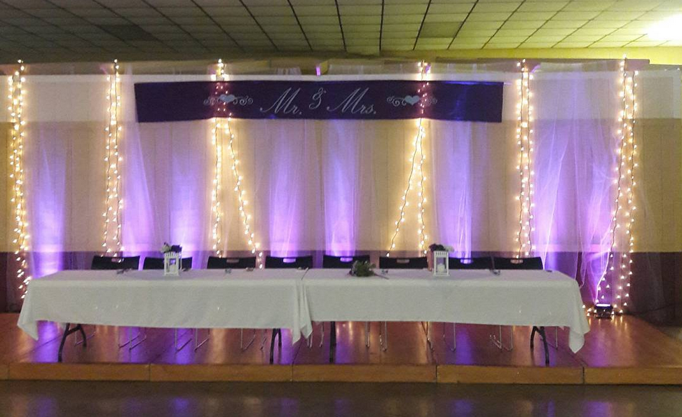 Wedding Reception Head Table